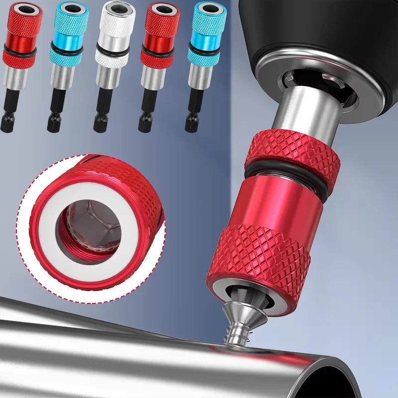 

Магнитный держатель для бит для ударного шуруповерта, удлинитель для шестигранных бит, быстросменный, для гипсокартона, с регулировкой глубины, инструменты