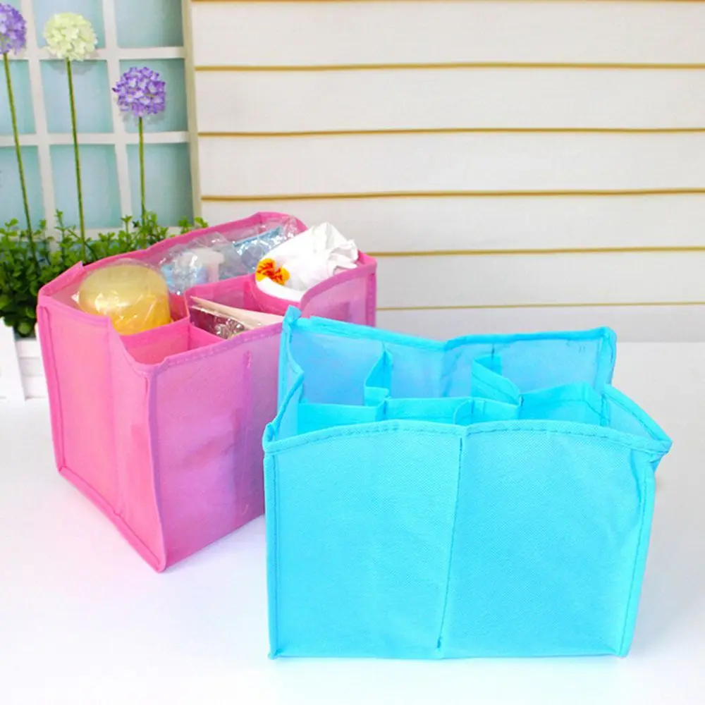 Portable Baby Water Bottle Changing Divider Storage Organizer Bag In Bag Inner Liner