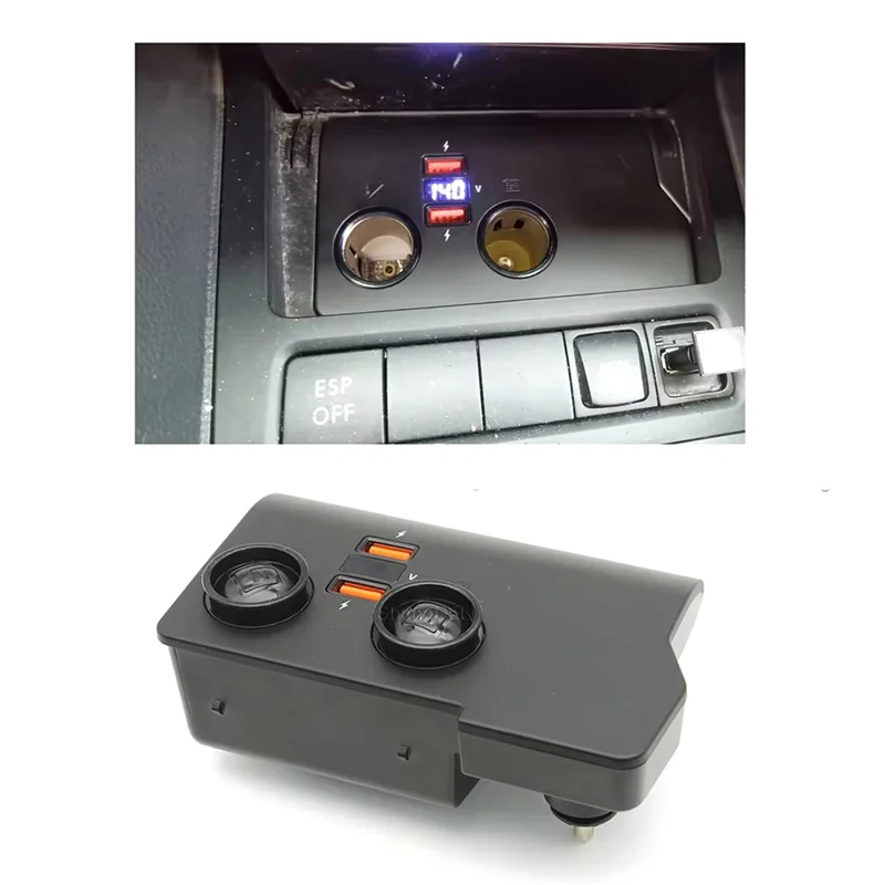 For VW Golf 5 Golf 6 Eos MK5 Jetta Scirocco Car Charger Cigarette Lighter USB Splitter One For Two Fast Charging 3