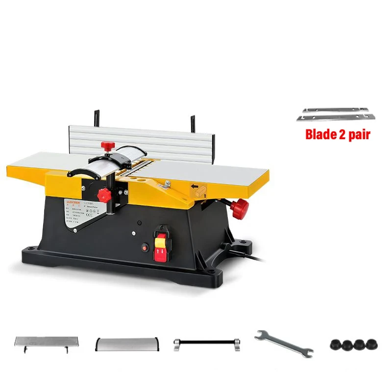 

1800W Electric Wood Thicknesser Hand Planer Desktop Multifunctional Woodworking Wood Jointer Carving Power Tools Machine