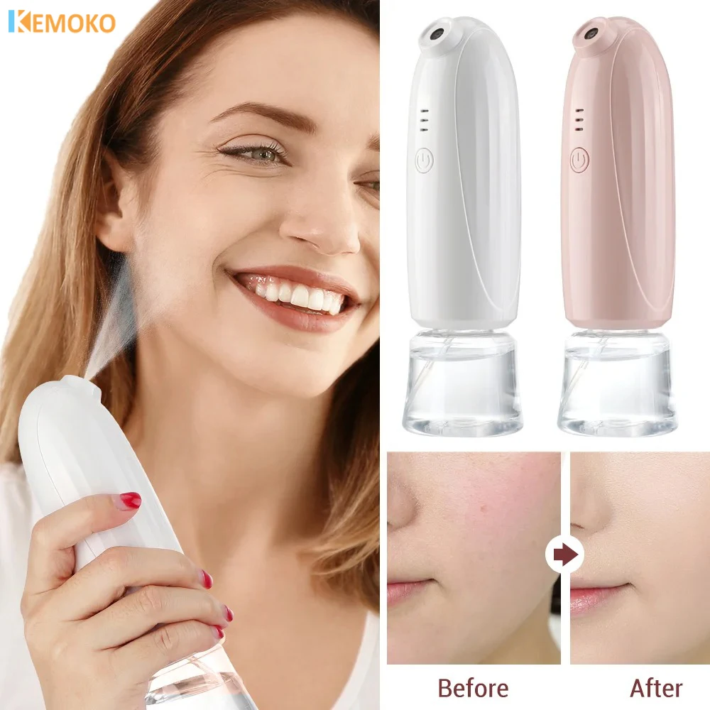 Mini Nano Mist Sprayer Face Steamer New Mini Air Compressor Kit Facial Airbrush Sprayer Water Oxygen Steam Device Humidifier