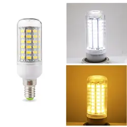 E27 Screw LED Corn Super Bright Light Bulb 72LEDs 5730SMD Light Bulb 220V Fixture Home Chandelier Candle Light Bulb Set 6000K
