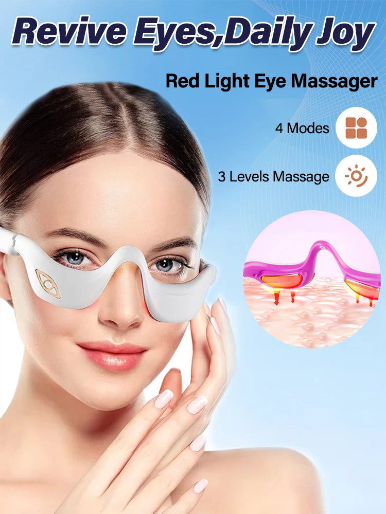 

Eye Massage Instrument Relieve Eye Fatigue Dark Circles Eyes Bag Removal Smoothes Fine Lines Eyes Care Beauty Health