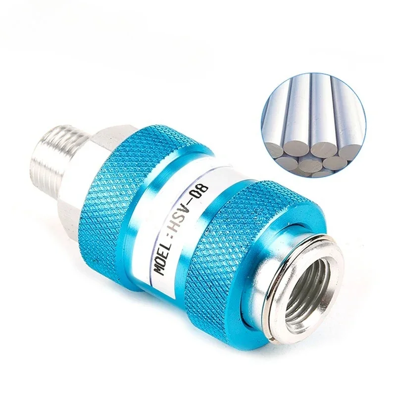 صمام منزلق يدوي HSV-08/10/15 - عنصر تبديل هوائي مع فلتر للأتمتة الصناعية والتحكم في الآلات ‌