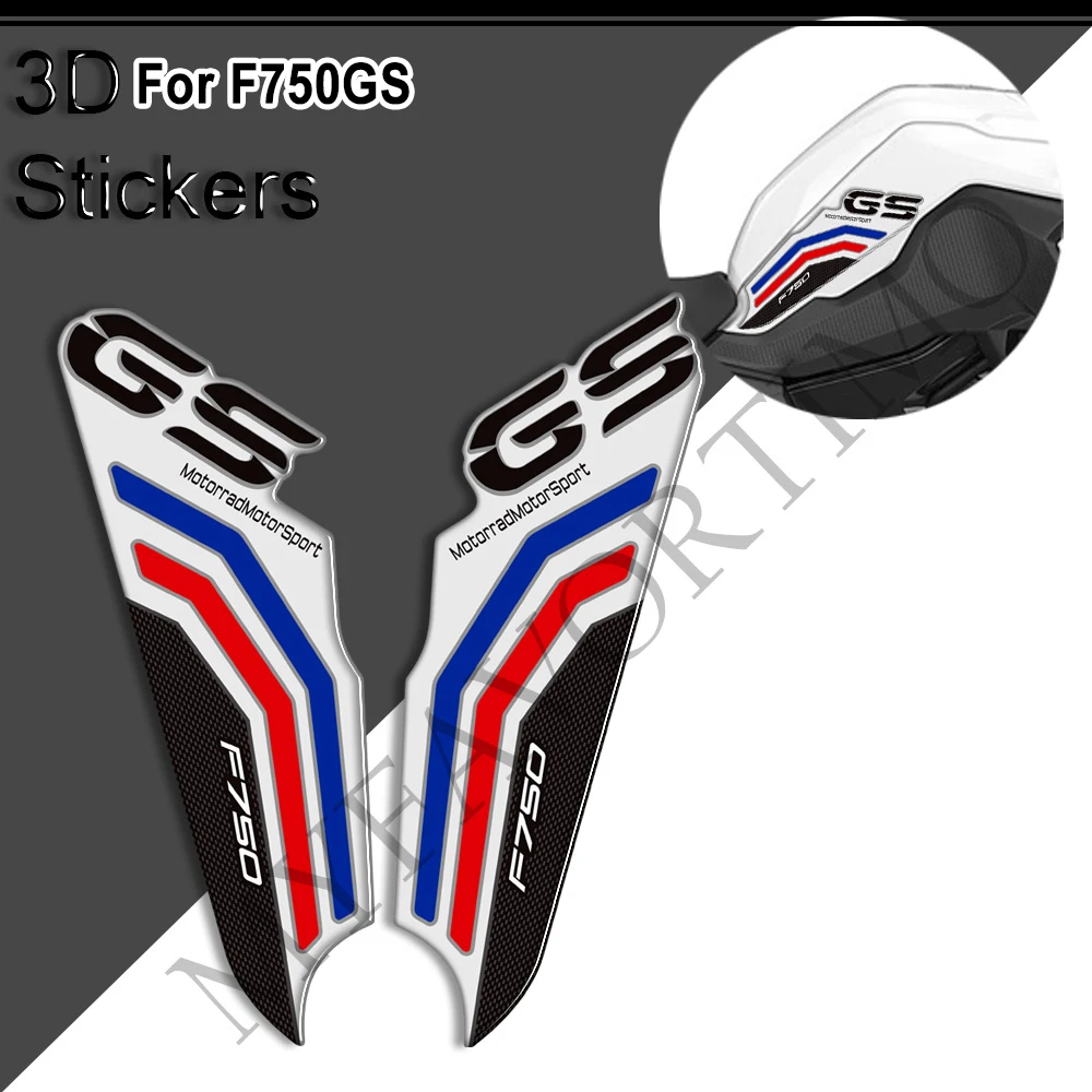 แผ่นรองถังน้ำมันเชื้อเพลิงแผ่น stiker Motor ผจญภัย F750GS เข่าสำหรับ F750 BMW 750 GS 2019 2020 2021 2022 2023