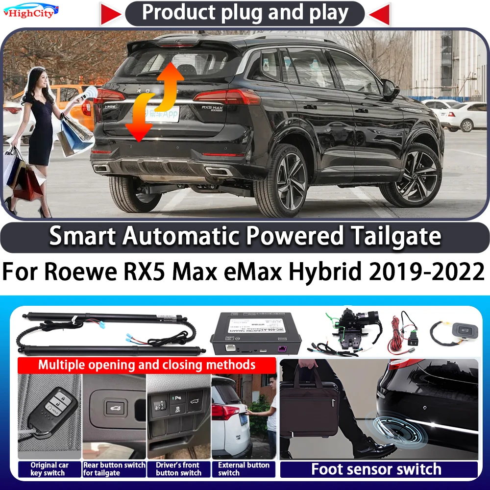 

For Roewe RX5 Max eMax Hybrid 2019-2022 OEM Smart Automatic Powered Tailgate Key Control Trunk Close Kit Electric Power Tailgate