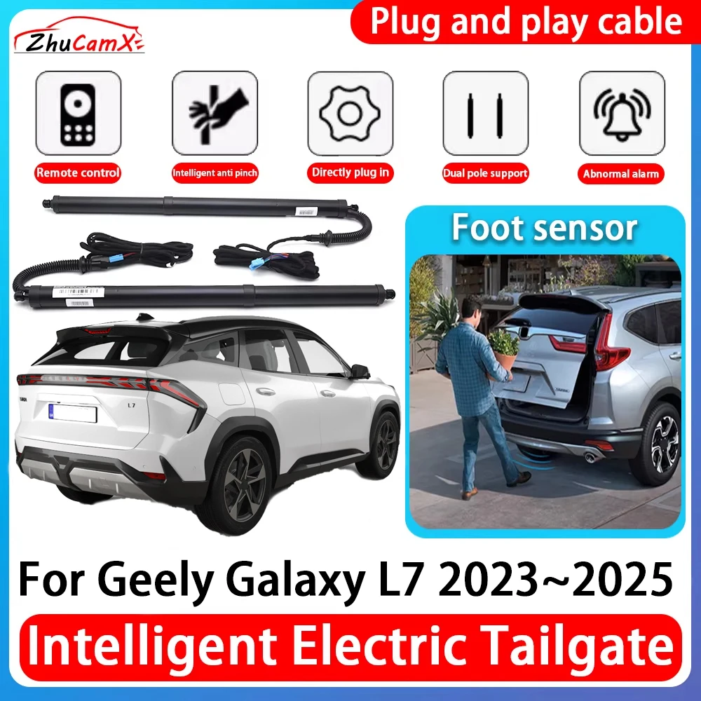 ZhuCamX For Geely Galaxy L7 2023 2024 2025 Car Power Trunk Electric Suction Tailgate Intelligent Tail Gate Lift Strut