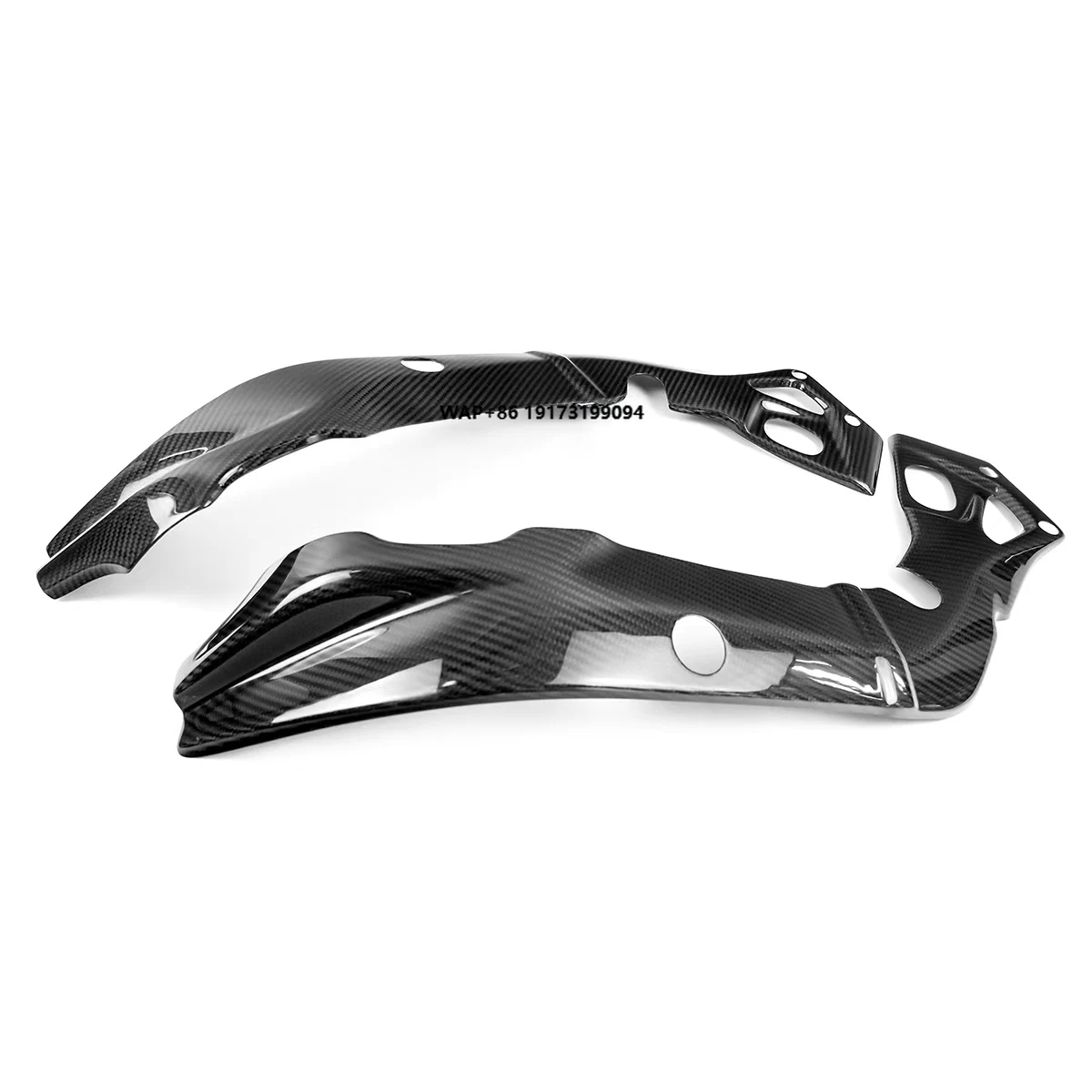 Motorcycle Accessories Frame Carbon Fiber 3K Twill Glossy Black Fit for S1000RR 2023 Models