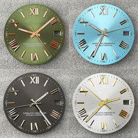 NH35 new Rome S dial accessory with sun pattern Roman font 28.5mm, suitable for NH35/36 movement