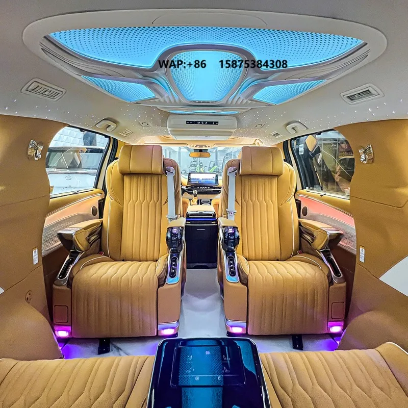 Acessórios de Interior de Carro de Luxo, Assentos de Carro Modificados, Acessórios Inovadores para Vans e Sienna
