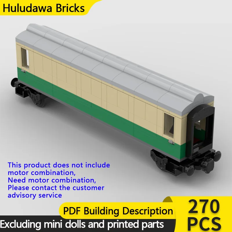 

Модель городской автомобиль MOC, строительные кирпичи, пассажирский поезд, багажная каретка, модульная технология, детские праздничные подарки, сборные игрушки, костюм