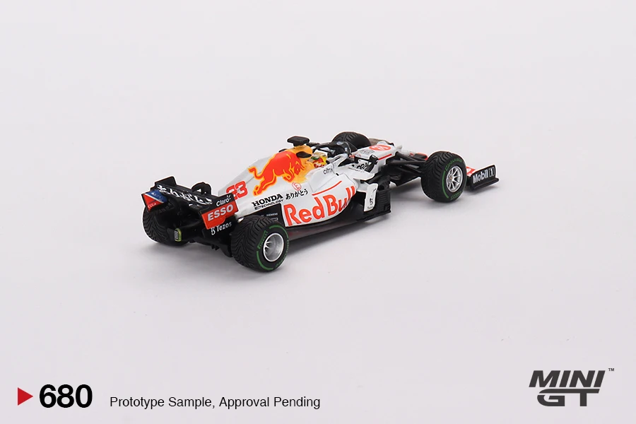 MINIGT 1:64 Red Bull RB16B #33 Max Verstappen MGT00680-MJ Car Alloy Toys Motor Vehicle Diecast Metal Model for Children