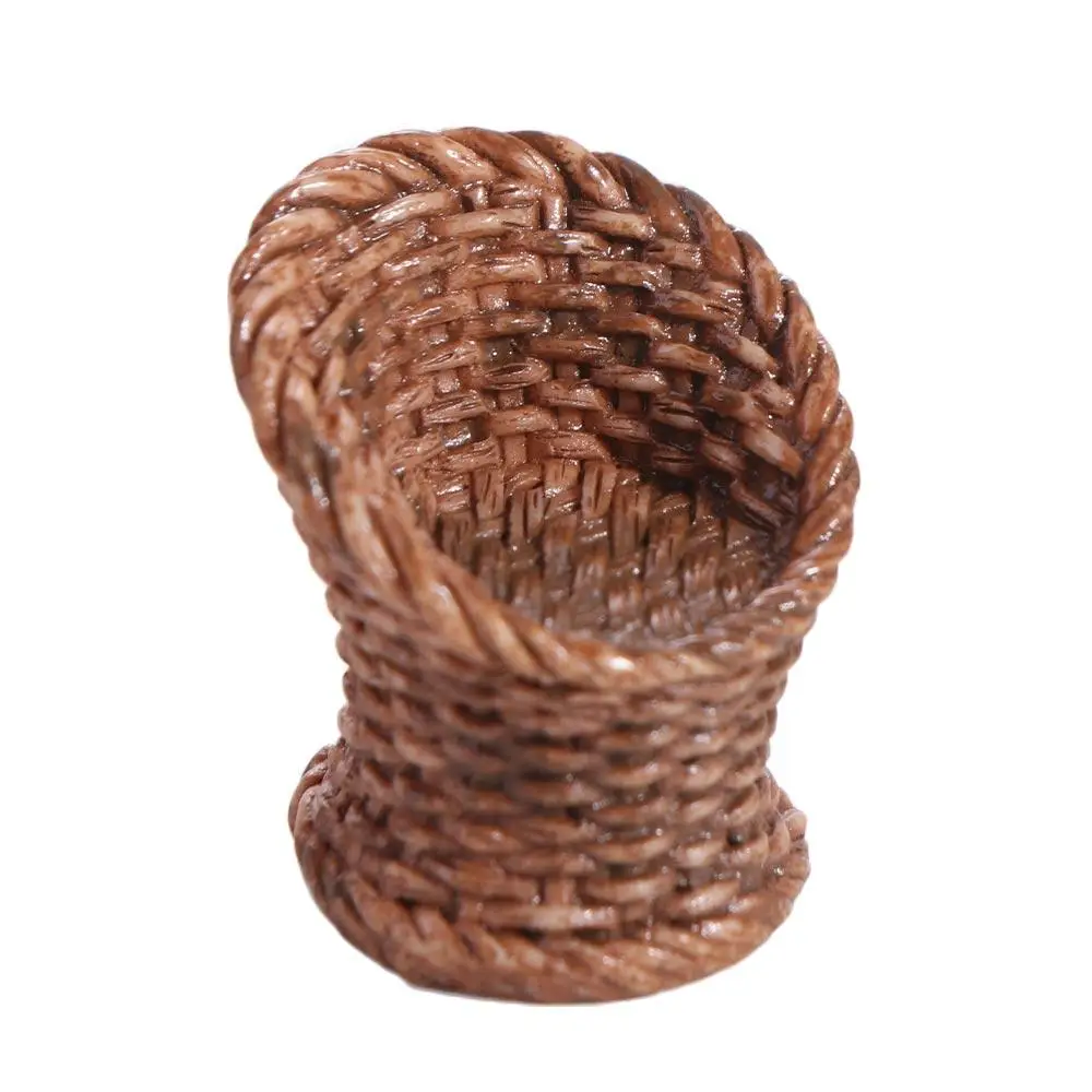 

Simulation Simulation Bamboo Basket Chair Dustpan Dollhouse Miniature Basket 1/12 Furniture Decoration Collection