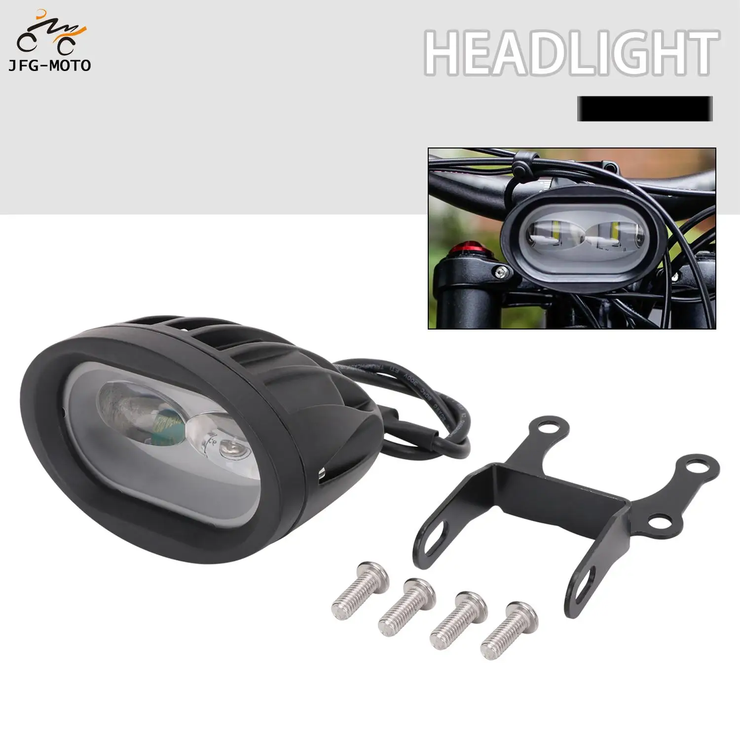 

For Sur Ron Sur-Ron Surron Motorcycles Accessories Head Light Faro Plastic Luces Para Moto Electric Cross-country Dirt Pit Bike