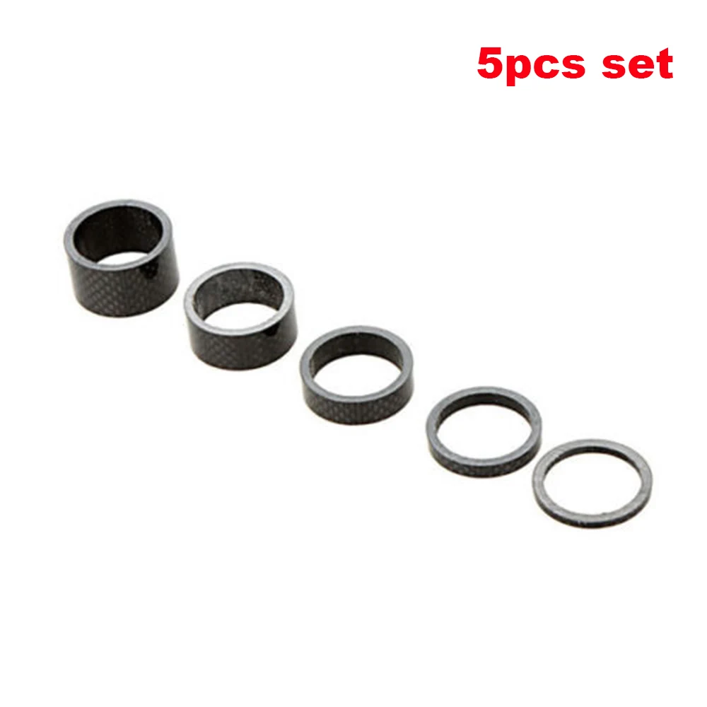 

28.6mm 1pcs/5pcs Bicycle Headset Front fork Handle Bar Carbon Fiber Spacer Spacing Pad Headset ring Washer