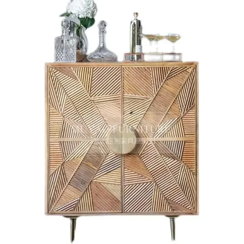 

xx1 creative solid wood carving decorative cabinet shoe cabinet