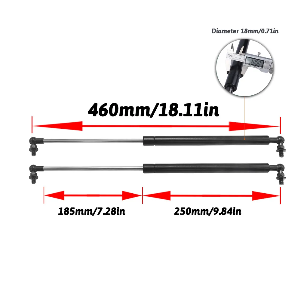 2 PCS For Toyota 4RUNNER/Lexus GX470 2003-2009 Hood Hydraulic Gas Spring Struts Car Bonnet Lift Supports Shocks Auto Accessories
