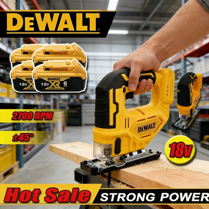

Аккумуляторный электрический лобзик Dewalt, 3000 об/мин, бесщеточный, портативный, многофункциональный, регулируемый, для работы по дереву, для аккумуляторов Dewalt