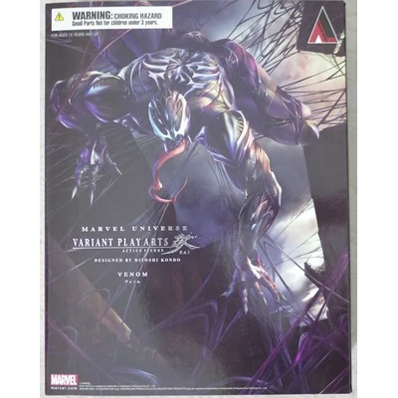 Play Arts Venom Action Figure PA Marvel Collection Doll Toys