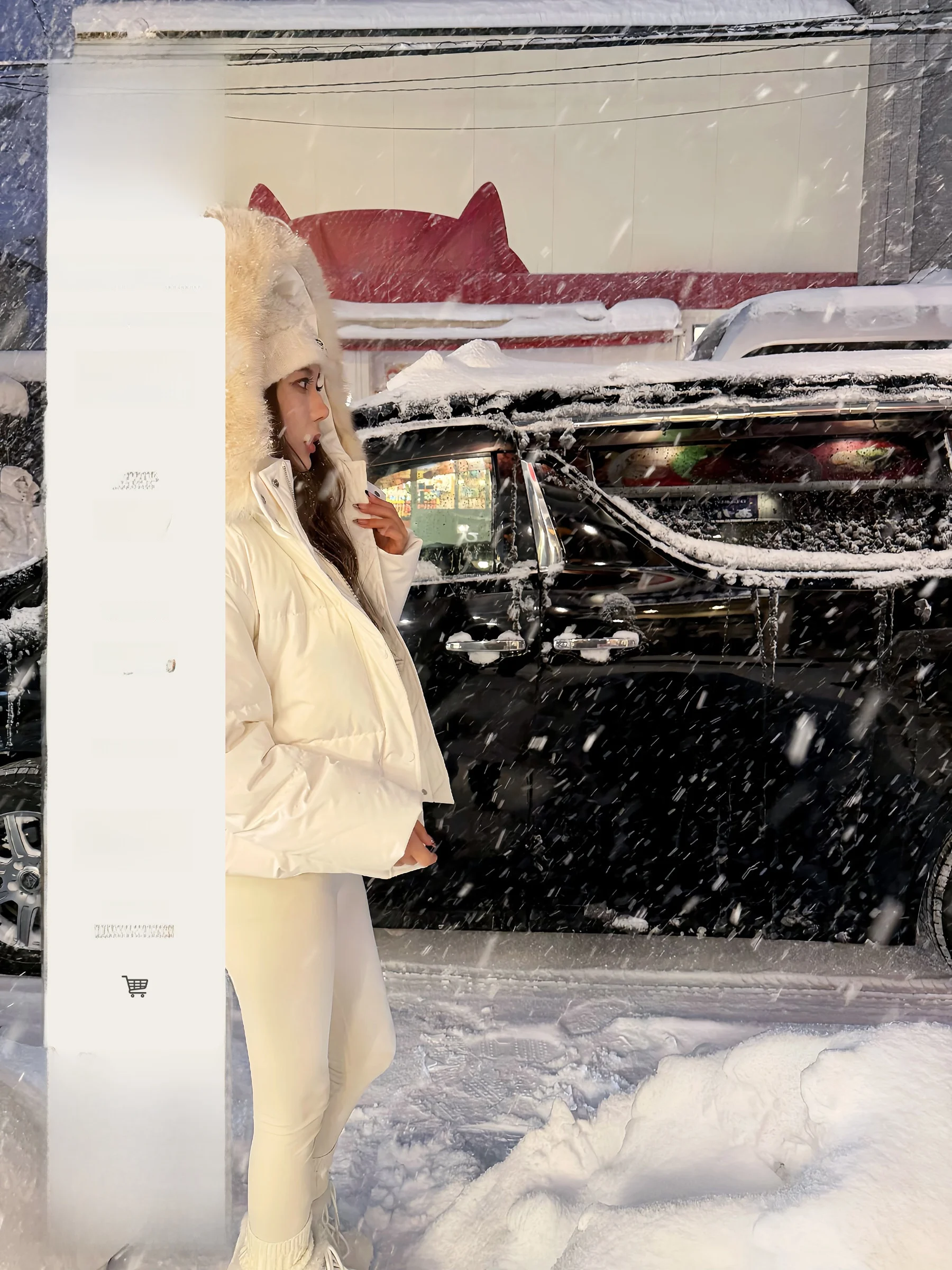

Зимняя парка Mas Ma Berlin First Snow Thiened 90 White Du down с регулируемым поясом и съемным капюшоном