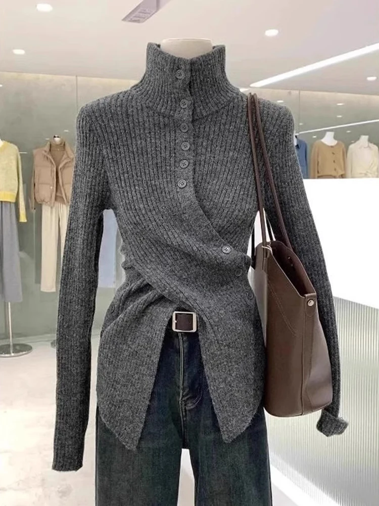 

Unikalne глаза High Ne Трикотажная основа irt Женская внутренняя одежда Slim Fit Long Sve Regular Length Весна Осень Зима Sle