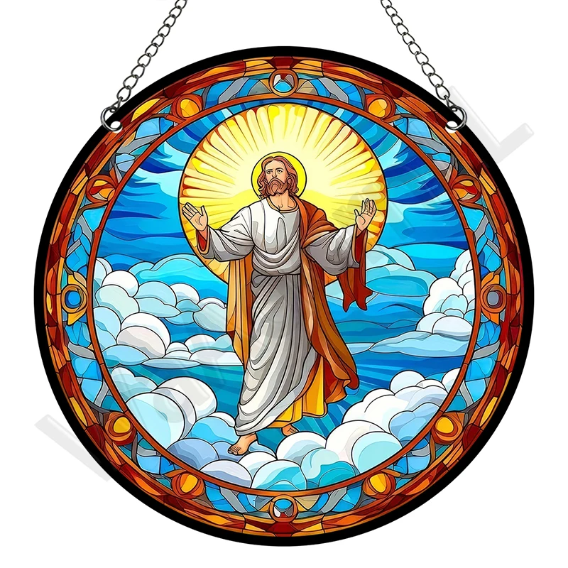Wall Art Mural Acrylic Sign Suncatcher Vintage Window Acrylic Board Retro Home Decoration Plate Acrylic Sheet Room Decor Garden