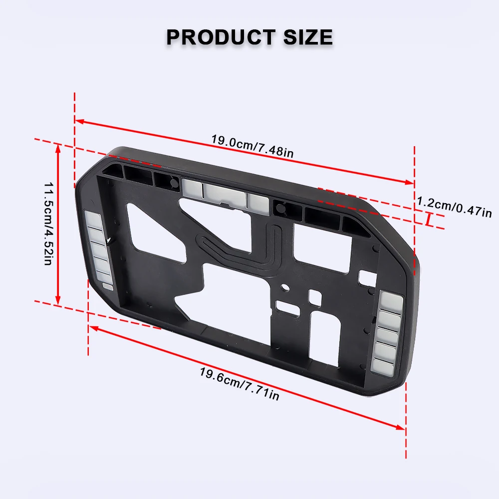 إطار لوحة أدوات الدراجة النارية لسيارات BMW F750GS F850GS F900GS S1000R XR M1000 RR R1300GS TFT ملحقات دعامة تثبيت العرض #5