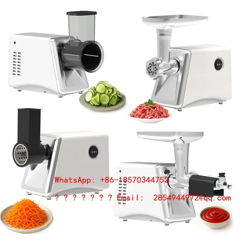 220V110V Volt Electric Meat Grinder Filling Sausage Garlic Pepper Machine