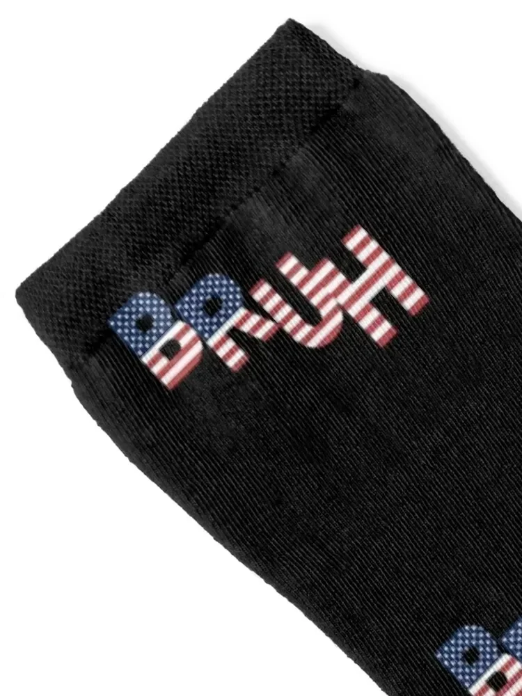 Bruh flag Socks summer funny gifts Stockings compression Children's Male Socks Women's