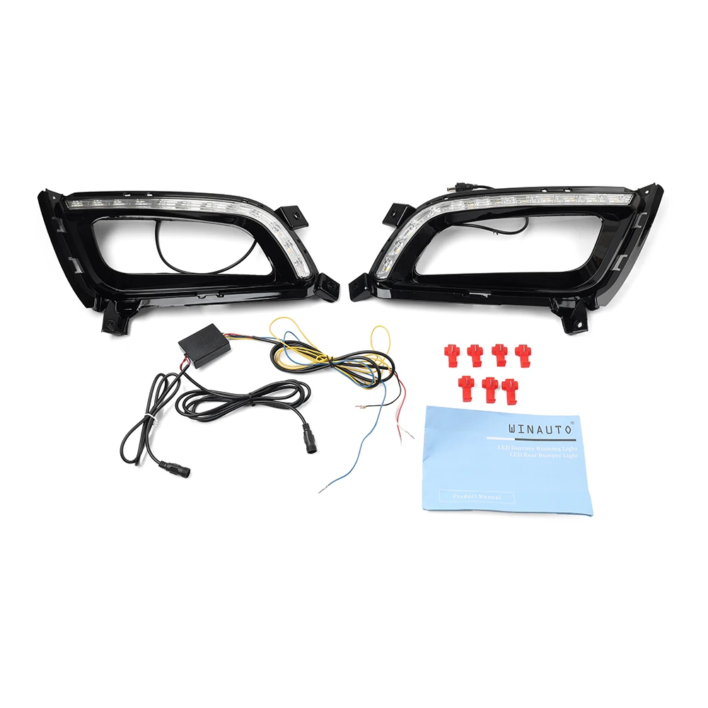 Driving Lamps Front Fog Light Daytime Running Lights 2 Pcs For Kia Optima K5 2014 2015 ABS