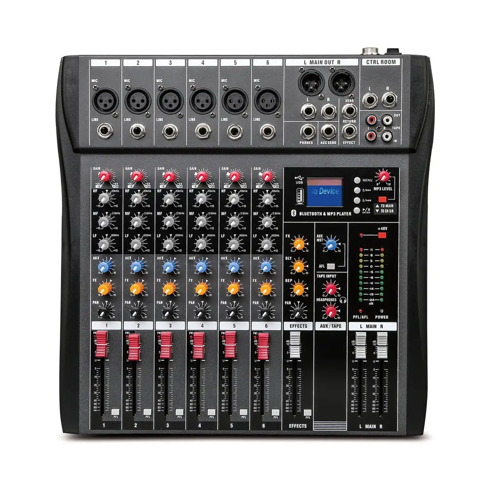 Lane CT-60L Good Quality Dj Mixer Controller Mini Mixer Dj Controller Professional Audio Amplifier Mixer Sound System