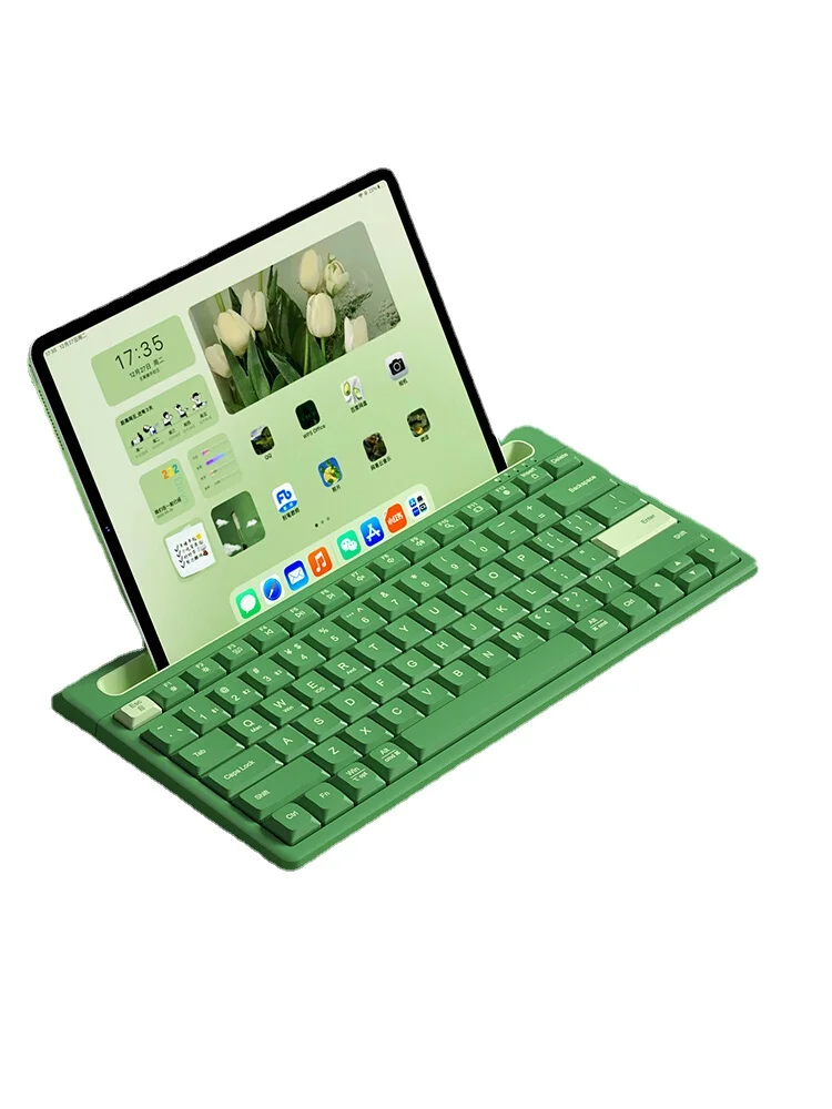 XL Bluetooth Keyboard Mouse Wireless Kits with Card Slot for Apple Huawei Tablet