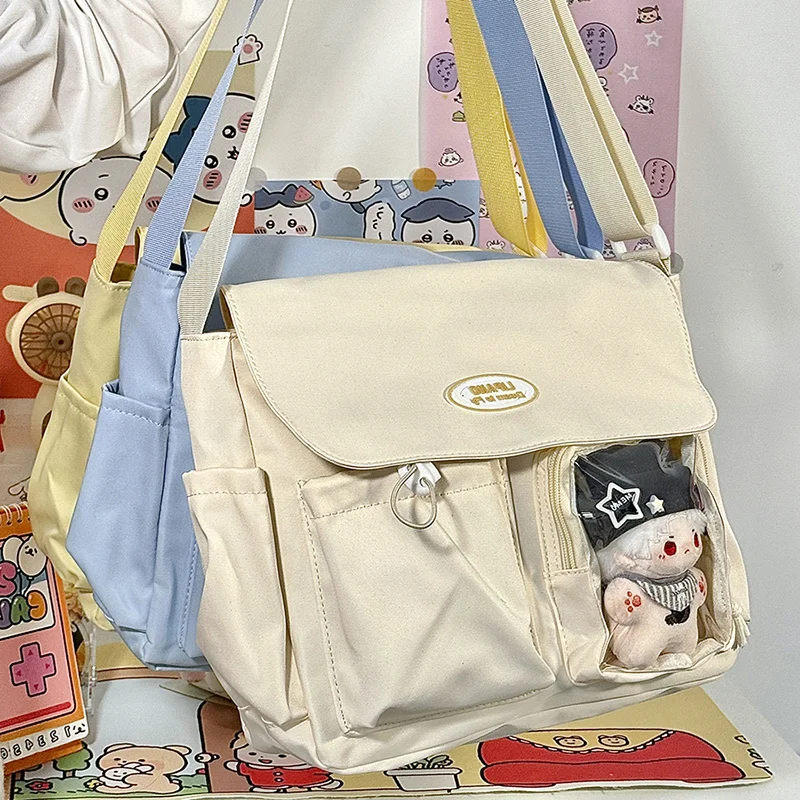 

New High Capaci Japanese Sle Women's Crossbody Bag for Commuting And Class oulder Bag Large Capaci Casual Purse