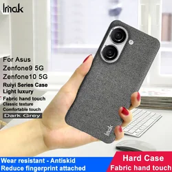 Zenfone10 Zenfone 9 11 Ultra 5G IMAK Fabric Pattern Back Panel for Asus Zenfone 10 Case Zenfone9 Zenfone11 Hard Matte Phone Etui