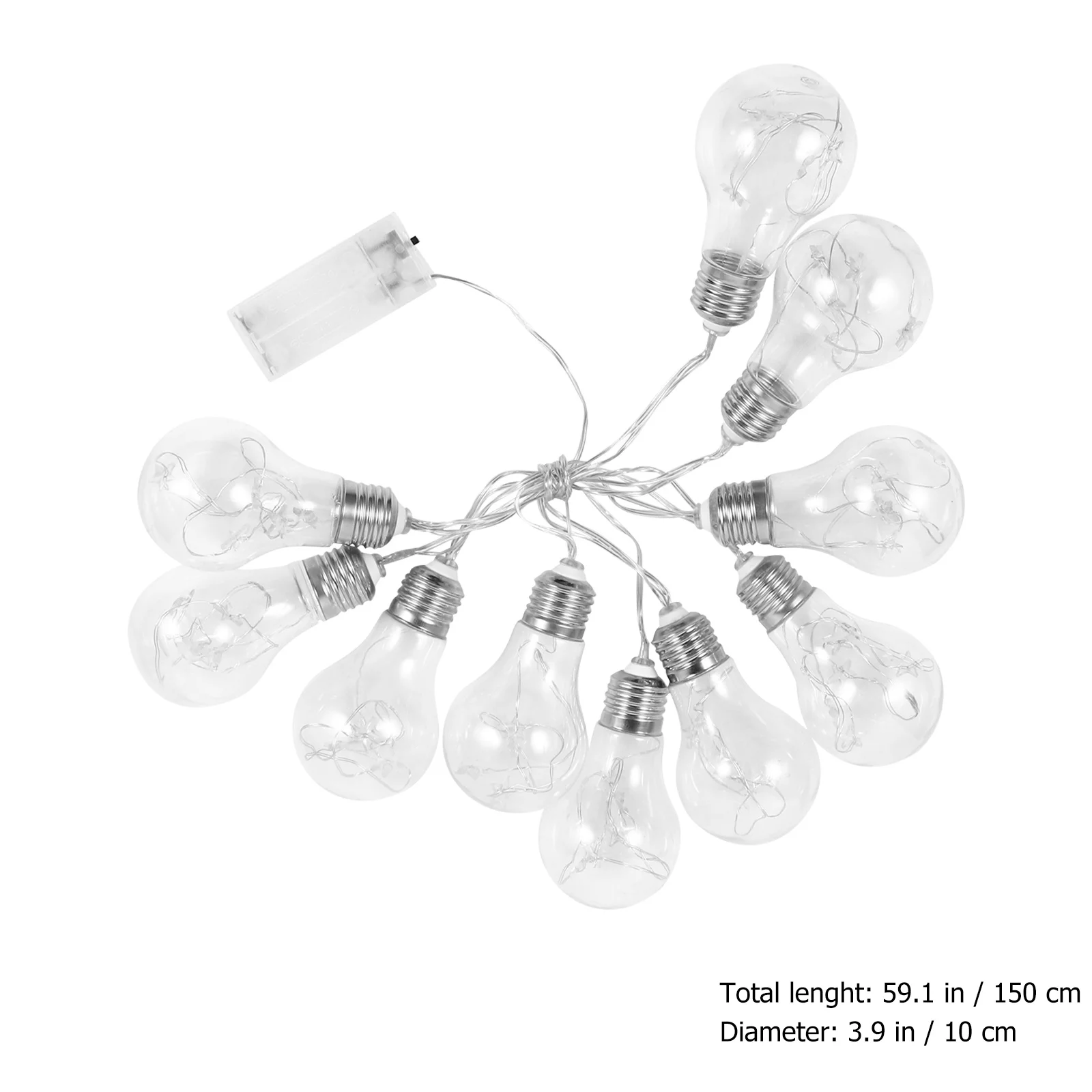 

1Pcs Christmas String Light Star Bulb Durable Plastic Xmas Tree Ornament Indoor Outdoor Decorative Patio Lamp Xmas Party Light