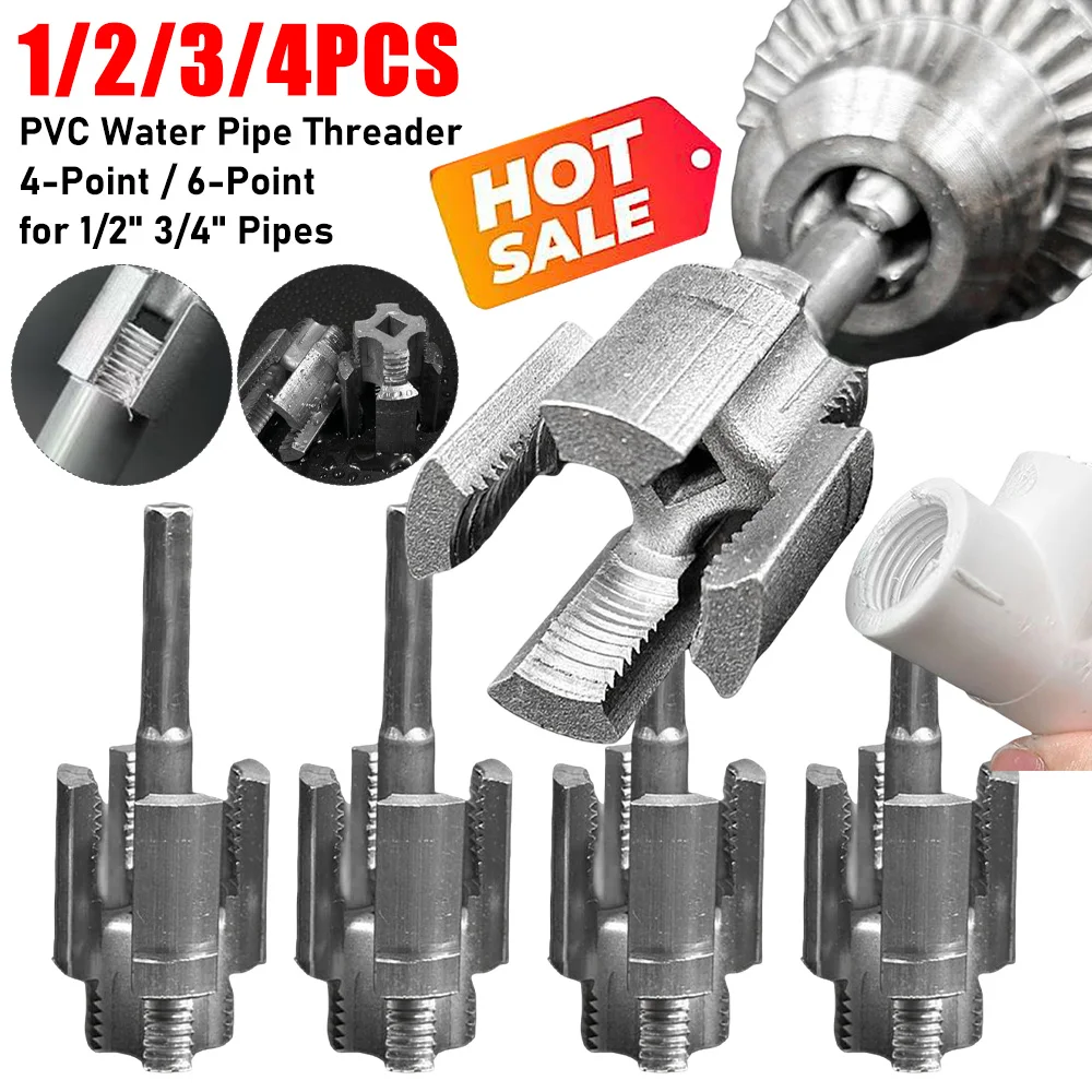 

Интегрированный инструмент для нарезания резьбы труб с внутренней и внешней резьбой DN15 DN20 Инструмент для резки труб из ПВХ для труб 1/2 дюйма 3/4 дюйма