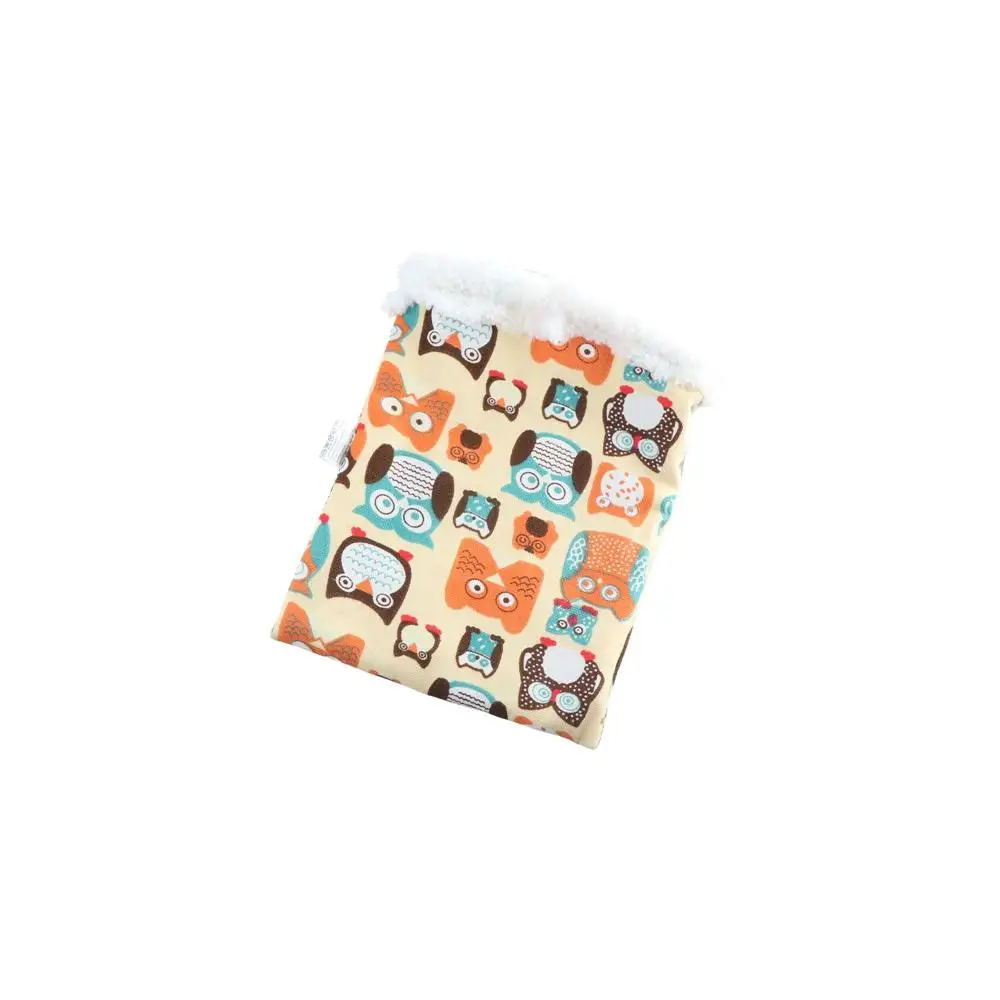 

Cute Pocket Hamster Cotton Nest Pocket Shape Warm Pocket Pet Carriers Bag Soft Chicken/Owl Warm Hamster Bed Winter