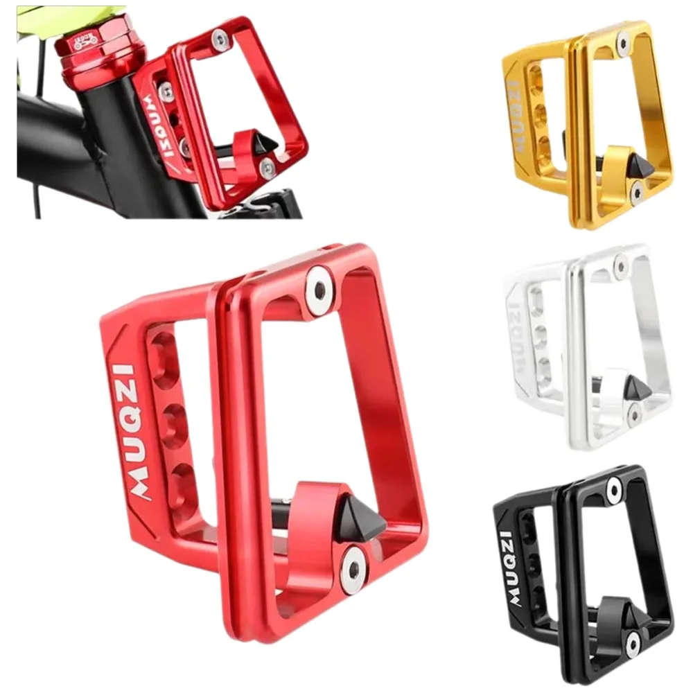 AliExpress GEETHA Folding Bike Front Bag Carrier Block Bag Bracket For Brompton Dahon Bike Front Carrier Mount Adapter Cycling Bicycle Accessories