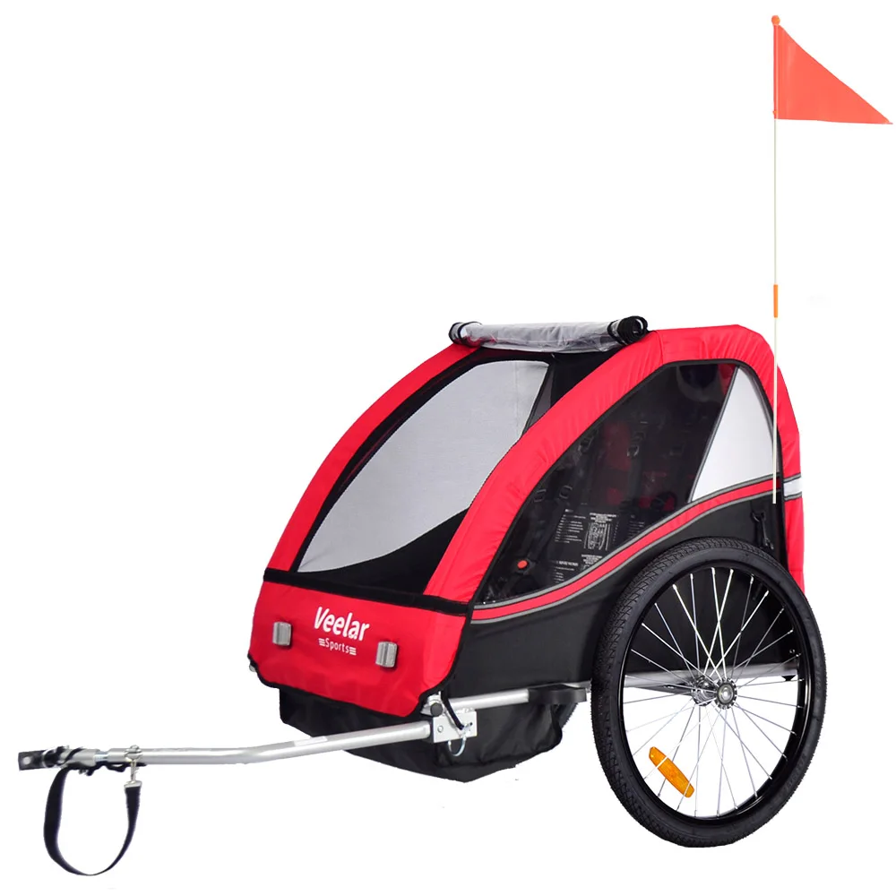 

Child Bicycle Trailer For 1 Or 2 Children Kids Bike Trailer