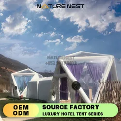 Bubble trasparente Hotel House Resort Scenic Spot Mobile Room Tenda da campeggio portatile in PVC Tenda gonfiabile per bolle Villa per le vacanze