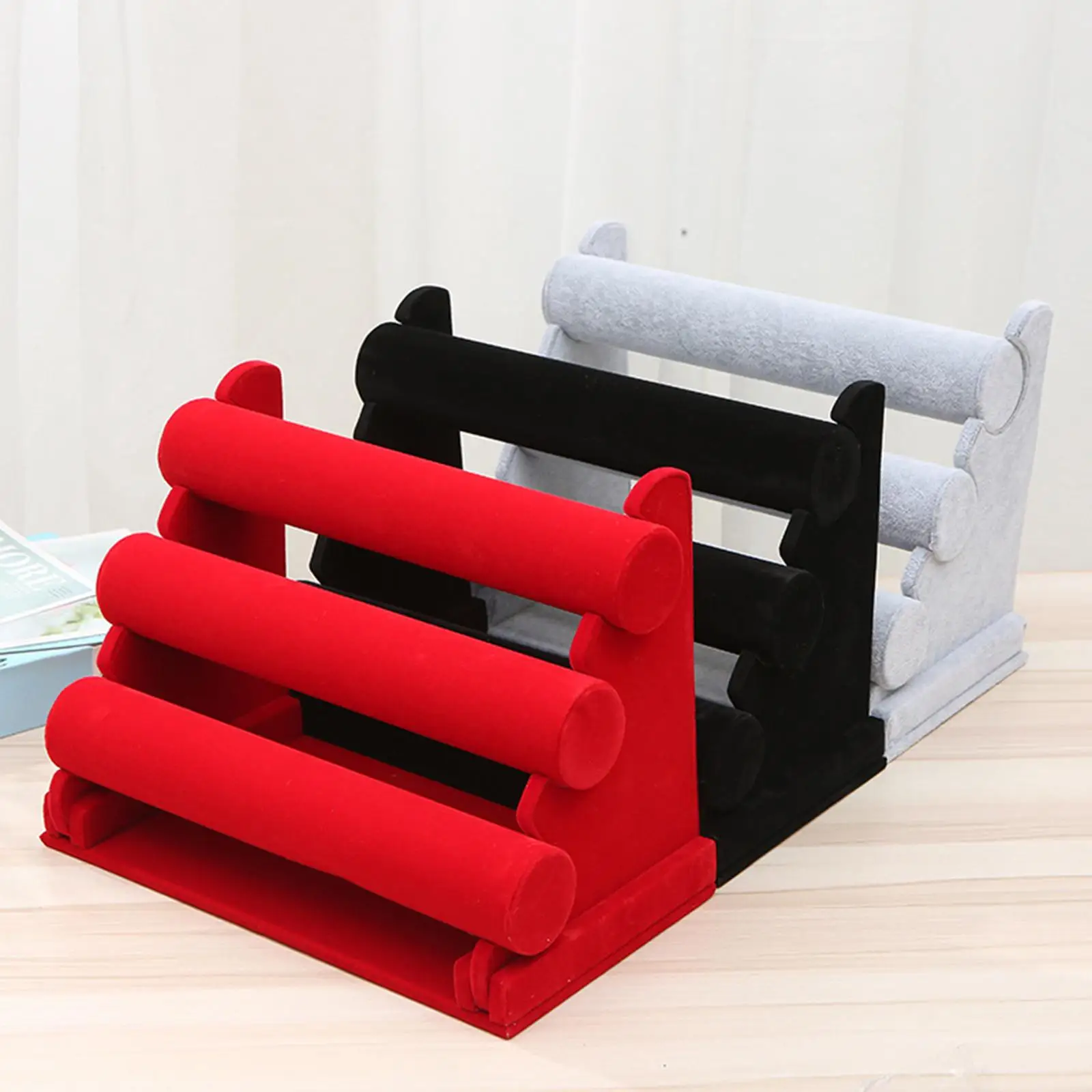 

3 Tiers Bracelet Bangle Holder Jewelry Organizer Stand Display Detachable