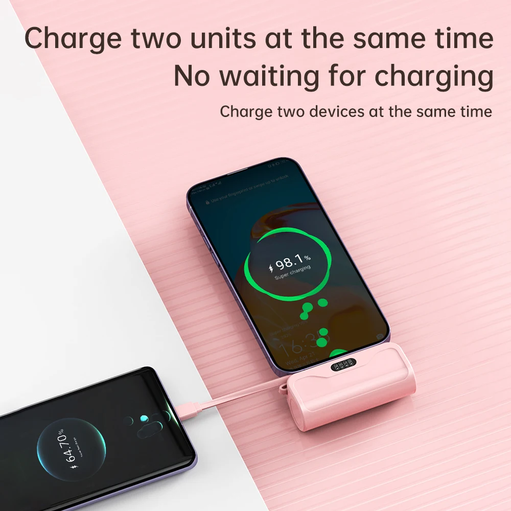 Tipo c 18650/21700 bateria power bank caso diy portátil caixa de armazenamento de bateria power bank titular caso recipiente para o telefone