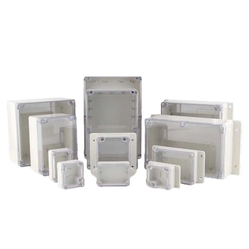 IP67Waterproof ABS Plastic Junction Box Transparent Cover Enclosure Electronic Project Outdoor Instrument Electrical Project Box