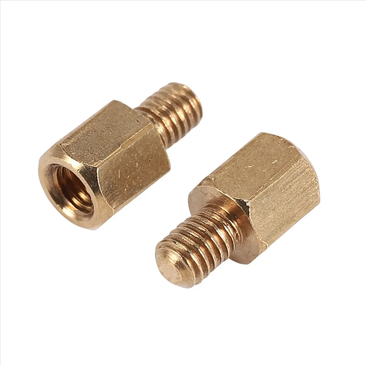 20 pcs PC PCB Mainboard Spacer Hexagonal Brass M3 * 5 + 4 mm-A27I