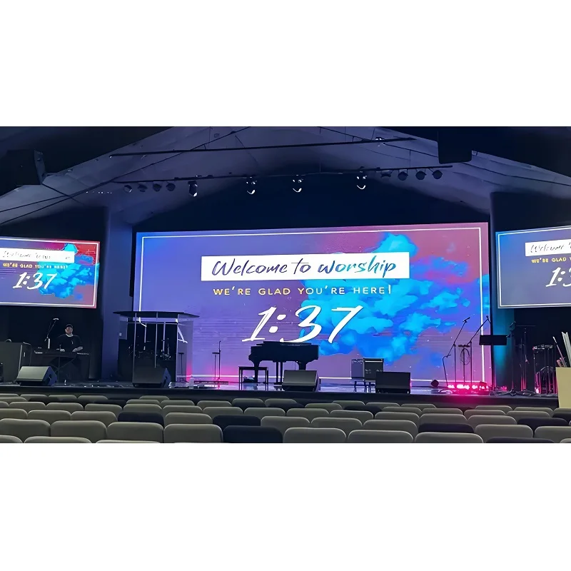 Die Casting Aluminum Cabinet Light Weight Fast Setup Rental LED Screen for Stage Event Background
