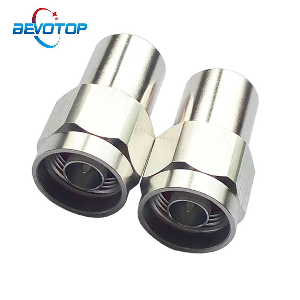 2W N Male Plug RF Coaxial Termination Dummy Load 3GHz /6GHz 50ohm Nickel Plated RF Accessories BEVOTOP