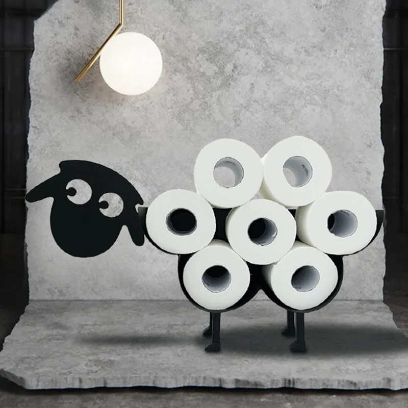 

Держатель для туалетной бумаги Современная многофункциональная полка для бумаги Декоративные стеллажи для хранения в ванной комнате Полки для душа без сверления