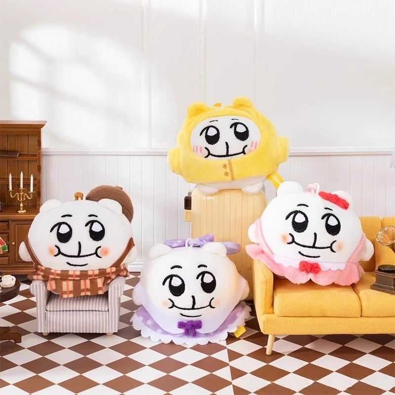 Breloczek z pluszową zawieszką Chimitan z kreskówki, ozdoba do pakowania, breloczek do kluczy samochodowych, miękkie pluszowe zabawki, prezent świąteczny dla przyjaciół