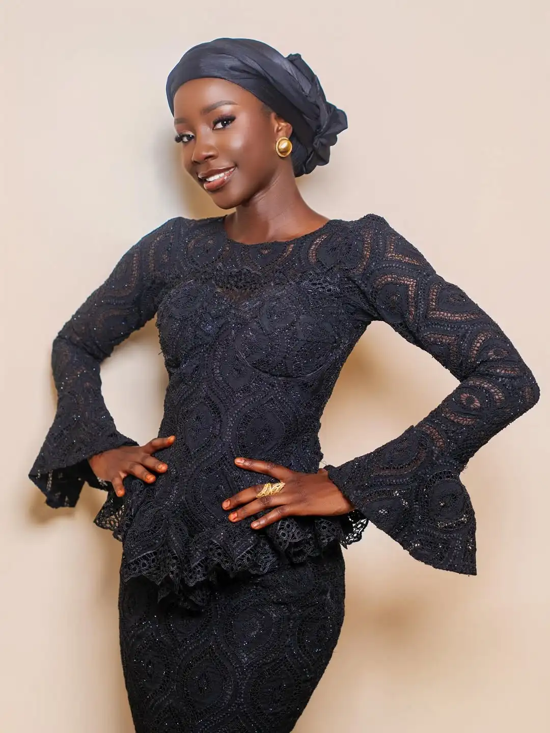 

Stoned кружевная ткань нигерийский 5 ярдов шифоновый кружевной материал высокого качества африканская ткань роскошный шнур 2025 кружево для платья