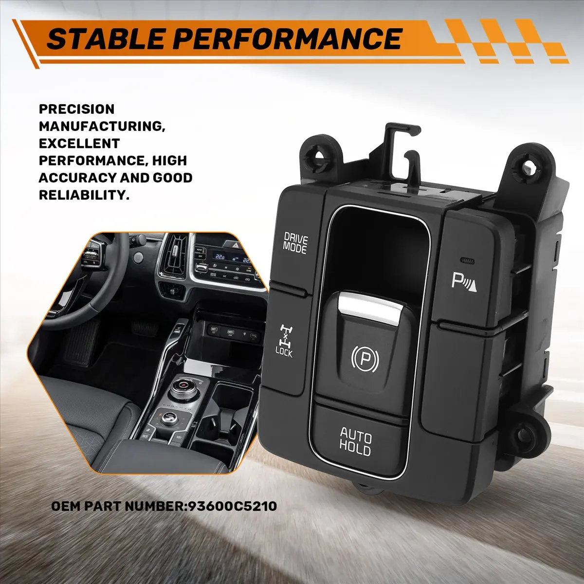 Super Sale 93600C5210 Electronic Handbrake Switch Parking Button Switchs for Kia Sorento